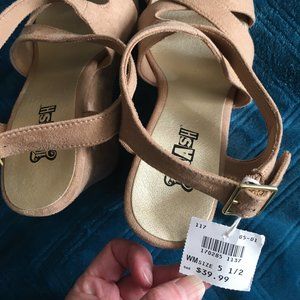 Wedge Heel, size 5.5, 4 inch heel, NWT